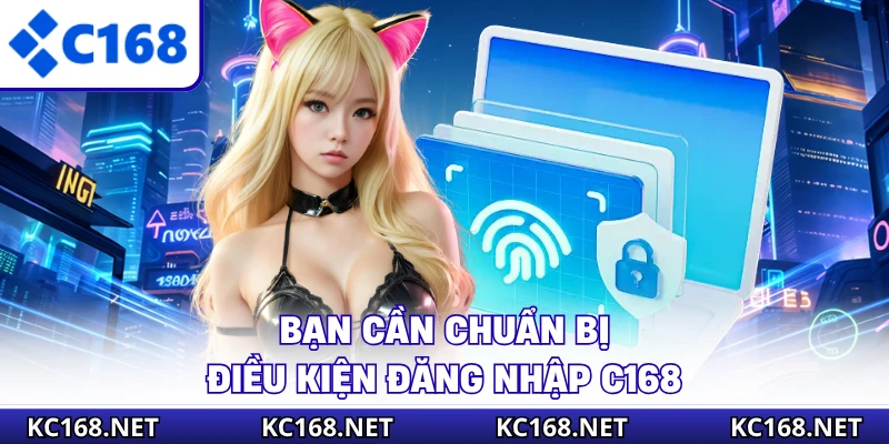 Bạn cần chuẩn bị điều kiện đăng nhập c168