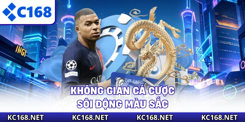 Không gian cá cược sôi động màu sắc
